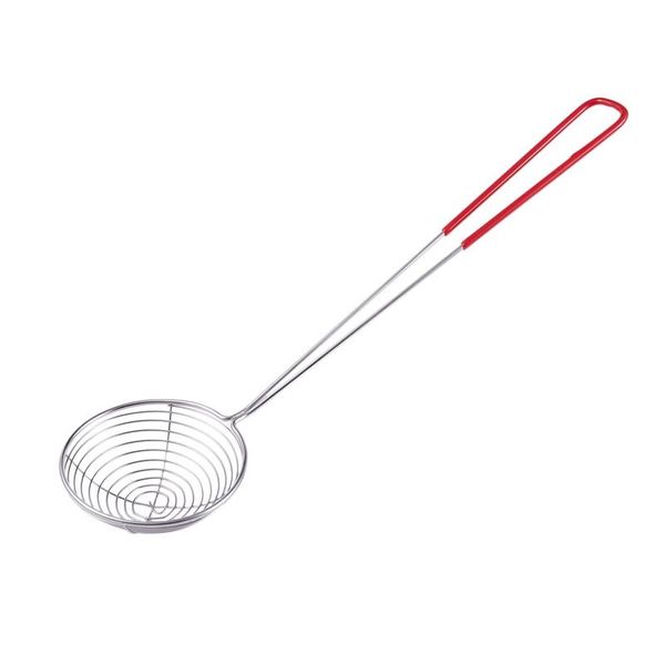 

colanders & strainers kitchen long handle stainless steel fine spiral mesh ladle strainer 29.2cm