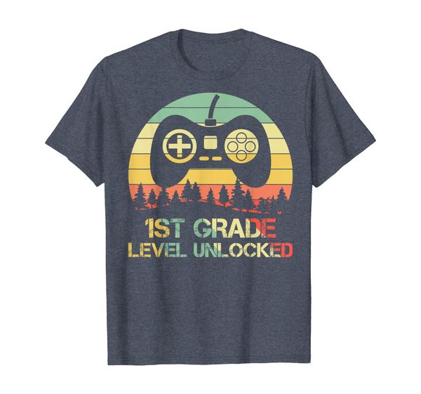 

Level 1st Grade Unlocked T-shirt First Day of School Gift, Mainly pictures