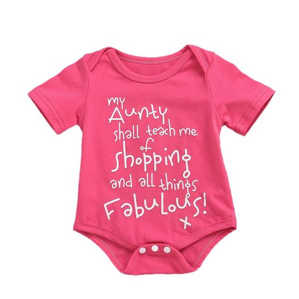 

3m-12m cotton kids bodysuits born infant baby boys girls clothes letter printed short sleeve romper jumpsuit rompers, Blue