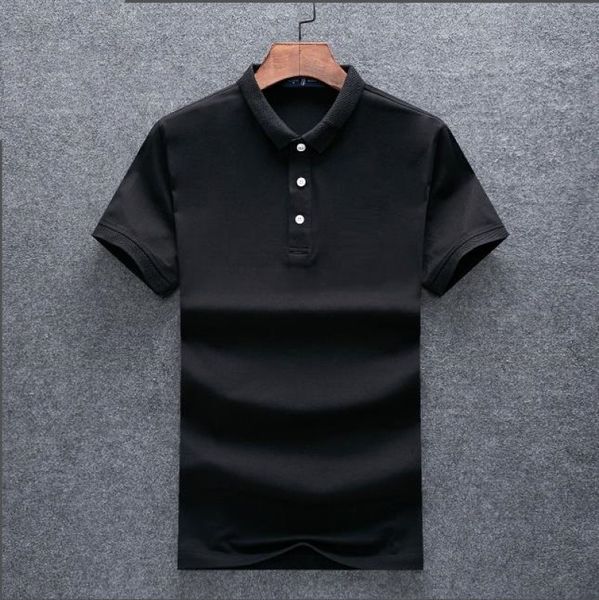 

qulogo041 pure color menswear render short-sleeved cotton blouse, White;black