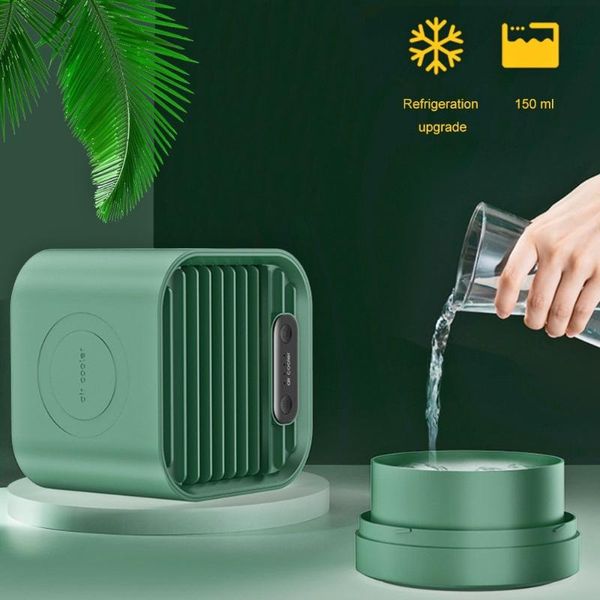 

electric fans summer usb desk mini fan humidifier purifier for office portable air cooler conditioner light deskcooling