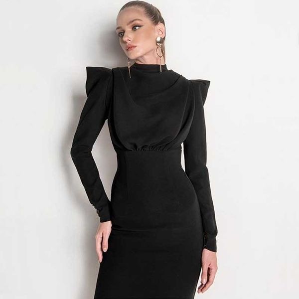 

attacked dressed a woman autumn and black winter fashion cocktail dress, Black;gray