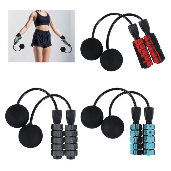 

double bearing skipping jump rope fitness cordless sports indoor office training exercise weight loss calorie workout equipment ropes