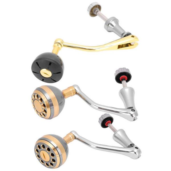 

folding spinning reel rocker handle long s fishing arm wheel accessory baitcasting reels