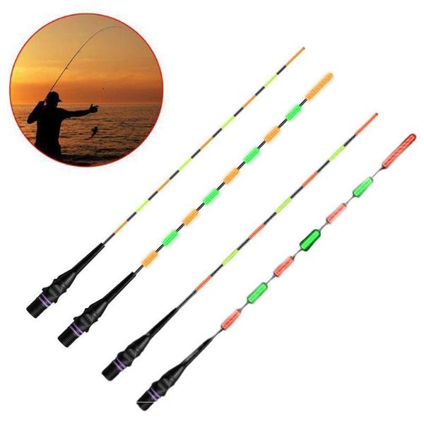 

4pcs/set fishing float led electric light battery deep water tackle bobber gear with electrons accessories