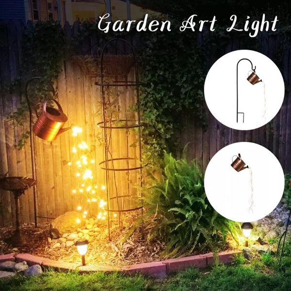 

strings creative star type lights outdoor shower garden art light decoration gardening lawn lamp solar led decorations
