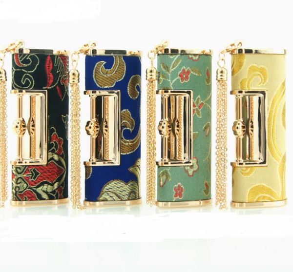 

storage bottles & jars 10pcs/lot chinese style concentric lock shape empty lipstick tube novel lip cosmetic packaging container diy tools ja