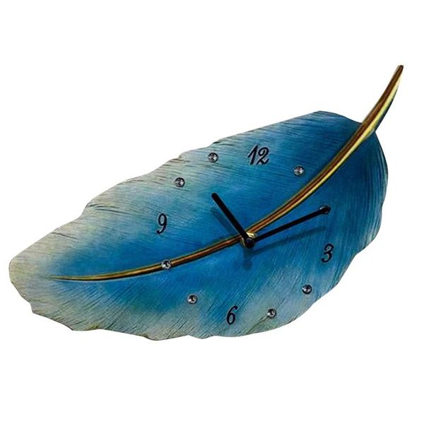 

wall clocks feather clock silent modern design wedding office decoration living room creative watch home