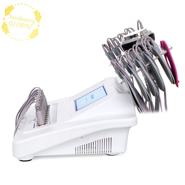 Newlisting 5 in1 40k cavitação RF Eletrodo Microcurrent Estimulação Corpo Slimming Care Cuidados Butt Lift Massagem Máquina