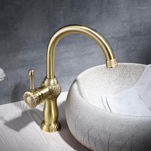 

bathroom sink faucets basin fashion brass with faucet gold mixer tap single handle & cold washbasin taps1