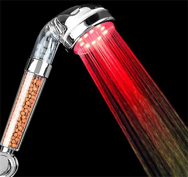 

color changing led shower head negative ion spa filter hand packing boxes