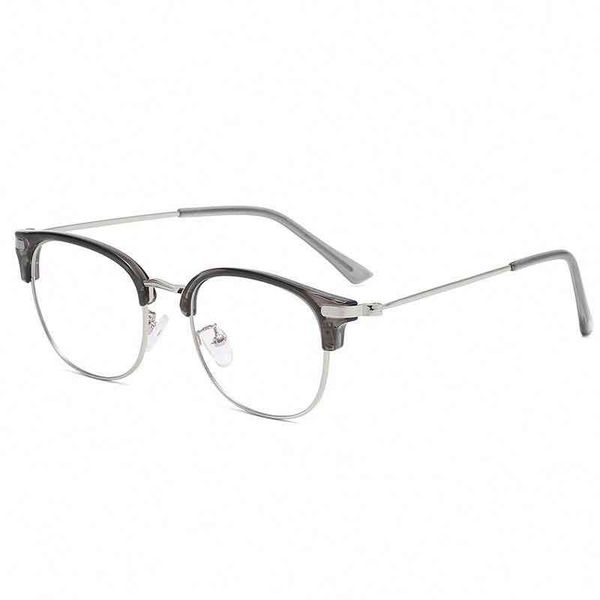 

2021 metal half rimls womens fram glass optical eyewear fashion men spectacle fram optical glassns4y, White;black
