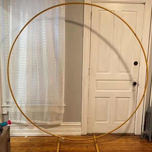 

party decoration metal round arch balloon flower hoop wedding birthday background frame bracket