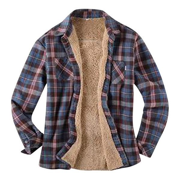 

men's casual shirts shirt 2022 autumn winter plaid flannel man long sleeve fit styles men jacket cardigan for, White;black