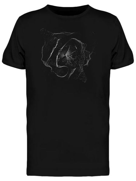 

abstract tpoint sphere logo men's tee -image by shutterstock, White;black