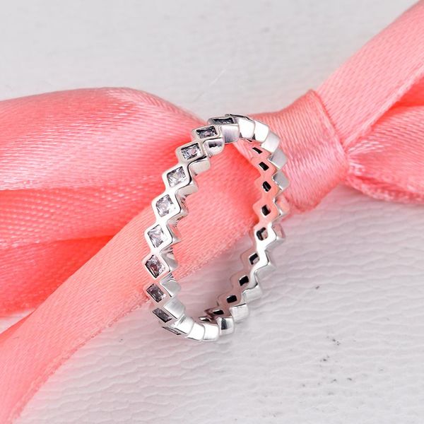 

cluster rings genuine 925 sterling silver jewelry square eternity for women wedding gift wholesale berloques anillos, Golden;silver