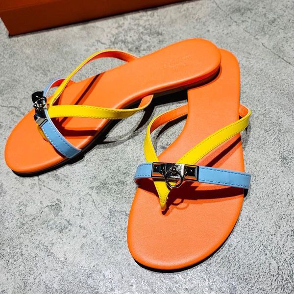 

spring and autumn women's shoes fashion flat sandals slippers casual beach outdoor flip flops flop, Black