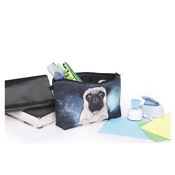 

cosmetic bags & cases cute dachshund dog makeup storage pouch pet animal bag travel organizer toiletry case for femminile
