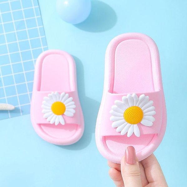 

summer kid home shoes girls cute cat indoor sandals soft thick sole bathroom slides parent-child baby toddler children slippers slipper, Black;grey