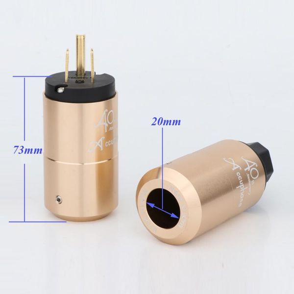 

smart power plugs accuphase 40th us/au/eu schuko plug iec us ac hifi audio grade adapter female connector