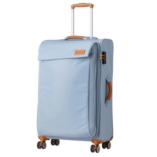 

suitcases brand 20/25/29 inch ultra-light travel suitcase men women oxford cloth soft rolling luggage carry on lightweight bag