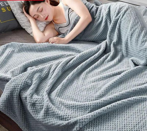 

blankets lamb fleece blanket double-sided thickened coral single bed double
