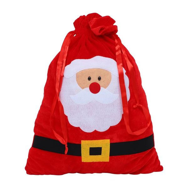 

gift wrap 1pc christmas theme storage pouch bag santa pattern present