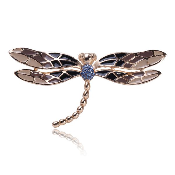 

factory selling alloy oil dripping animal versatile small fresh dragonfly brooch clothing accessories christmas