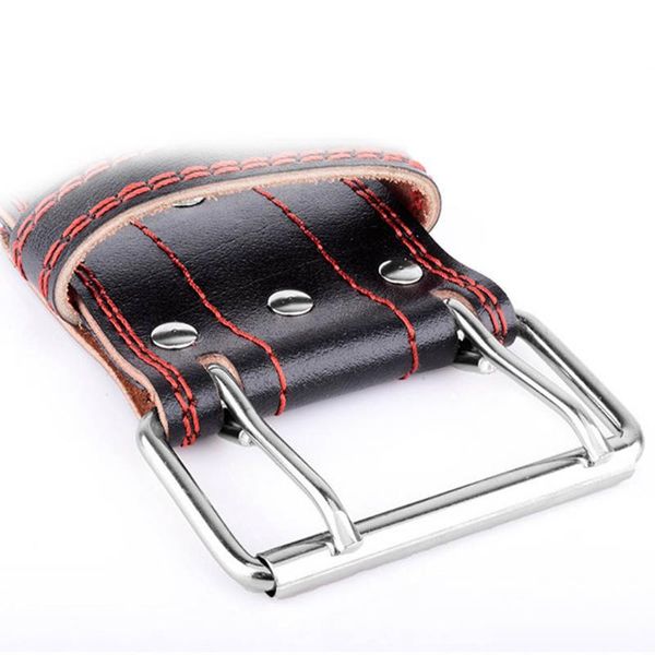 

weightlifting belt cowhide leather gym fitness crossifit back support protector training equipment weight lifting belts do2 waist, Black;gray
