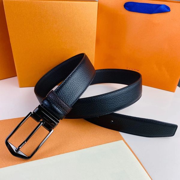 

designers belt mens fashion leather brand belts for men pin buckle without box fast ship ae1, Black;brown