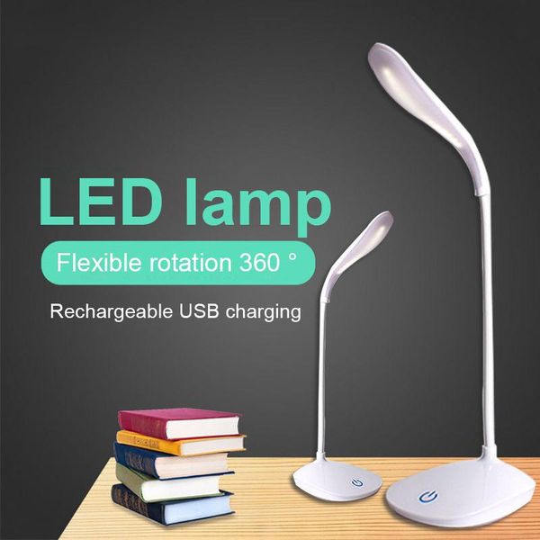 

table lamps folding led desk lamp rechargeable usb battery learning 3 three adjustable brightness touch switch study reading