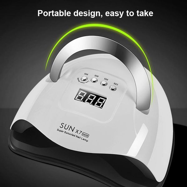 

nail dryers 220w lamp four-speed intelligent high-power induction potherapy extension polish baking light therapy