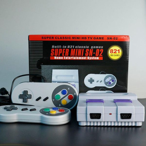 

built-in 821 hd tv handheld retro family game console for snes games dual gamepad pal&ntsc portable players