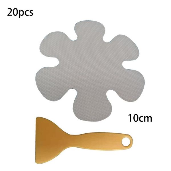 

anti slip stickers flower shape non adhesive bath decals with scraper for bathtub,shower 68ue accessory set