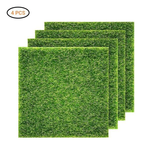 

decorative flowers & wreaths 4pcs artificial grass for garden miniature ornament diy landscape outdoor decoration accessories