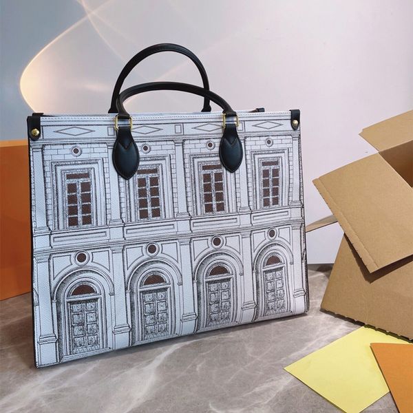 

designer tote bag handbags crossbody shoulder bags luxury artwork genuine leather gold chain fashion