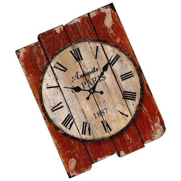 

wall clocks vintage style clock creative decorative wood home adornment
