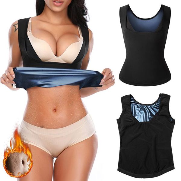 

european beauty corset sweat suit abdomen fitness sweating vest running sweaty sportswear summer yoga wear outfit