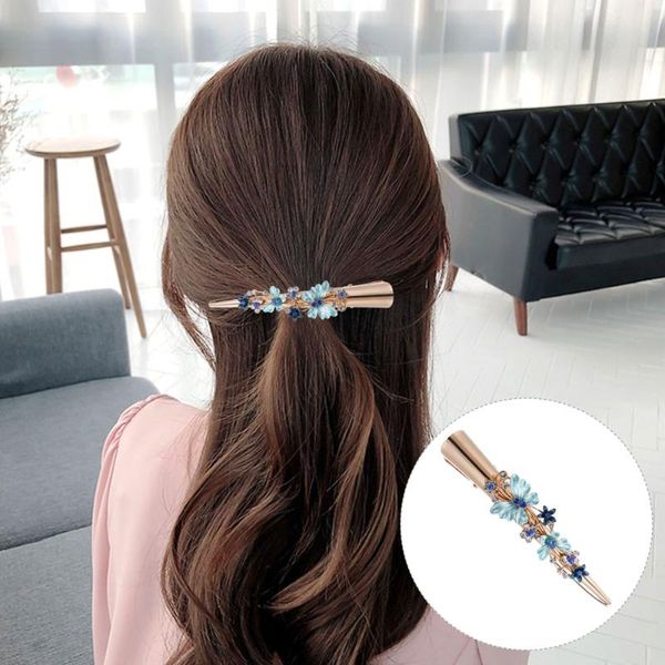 

hair clips clip retro flower design barrettes metal large duckbill