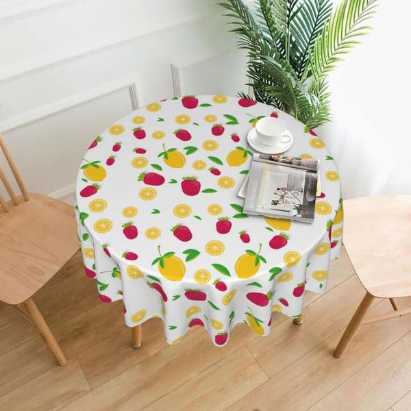 

table cloth fruit waterproof printed tablecloth round cover orange tea rural rectangular home decoration