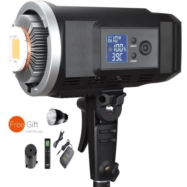 

godox sl series slb60y yellow led video light 60ws 3300k color temperature lithium battery 11.1v 8700mah bowens mount flashes