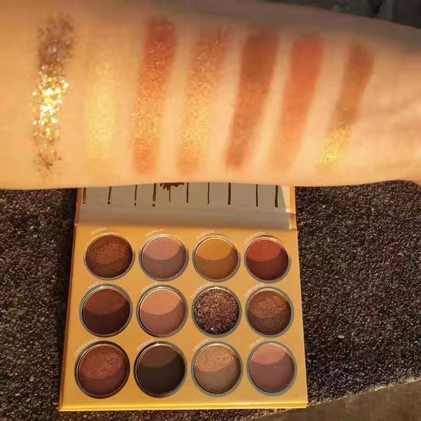 

epacket brand news beauty items makeup nicole bronzers 12 color bronzer s & highlighters palette 1pic