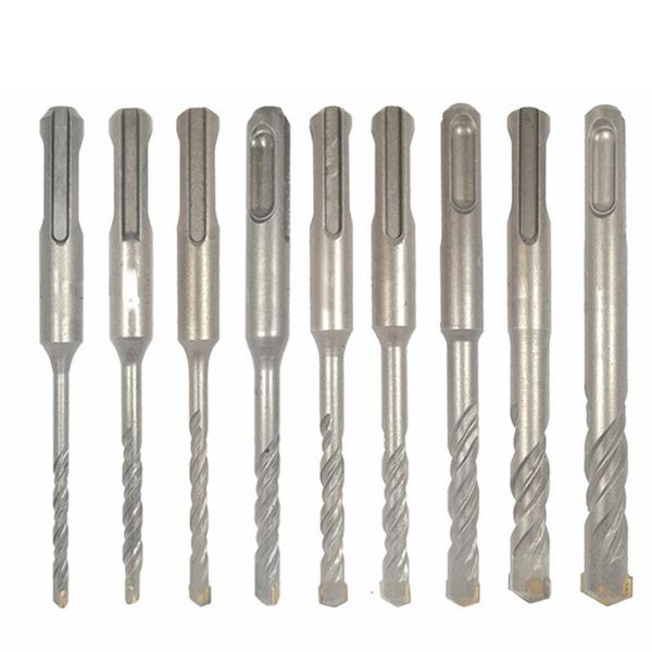

9pcs electric hammer sds plus drill bits set 110mm concrete wall brick block masonry hole saw drilling professional