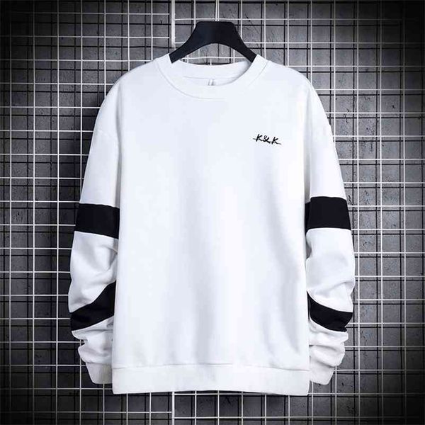 

sweatshirt men harajuku hoodies autumn hoody male casual pullover sweatshirts o-neck men streetwear brand clothing 210715, Black