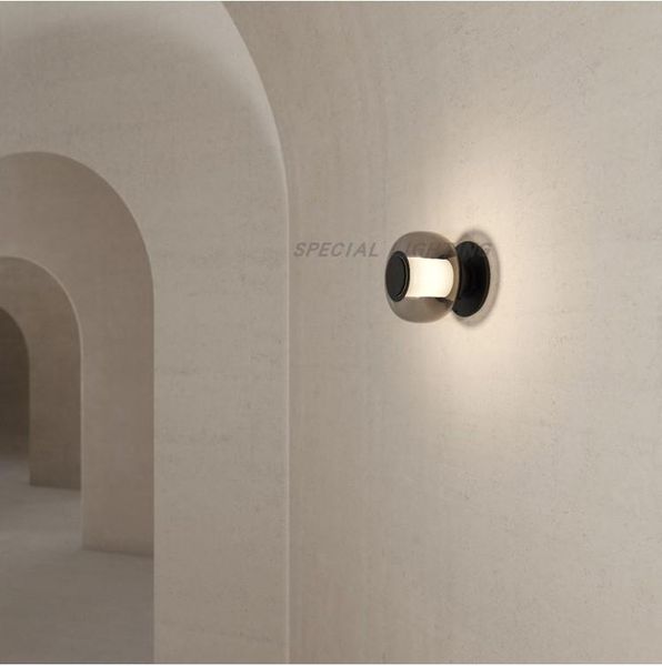 

wall lamp light luxury creative glass art balcony aisle bedroom bedside