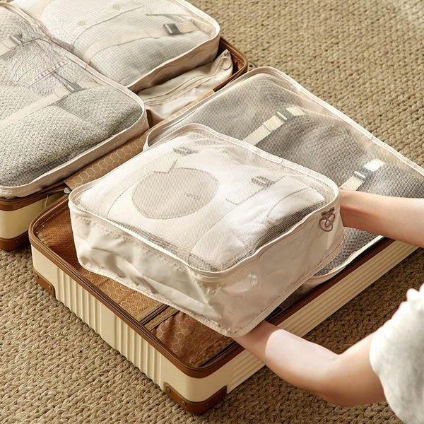 

storage bags clothes bag household travel underwear clothing cosmetics sorting luggage classification packing packaging