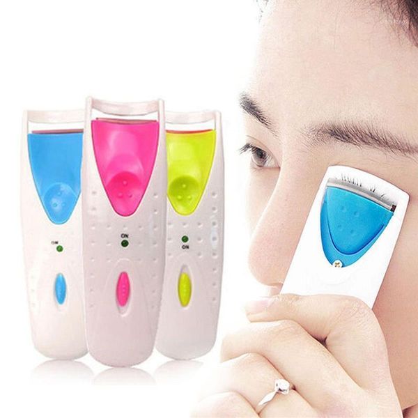 

electric heated eyelash curler clip silicon pad beuty eye lash extension supplies makeup kit tool wholesale applicator1