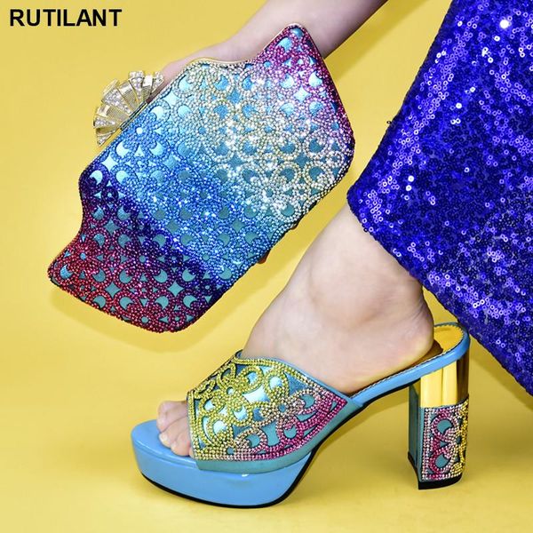 

dress shoes arrival african matching and bags italian in women wedding shoe bag sets plus size heel pumps, Black