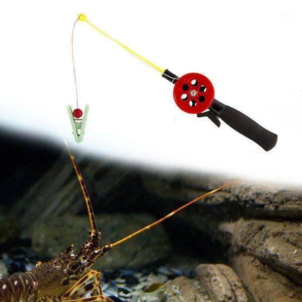 

boat fishing rods rod mini non-slip handle portable reliable kids pole travel sea rock and reel