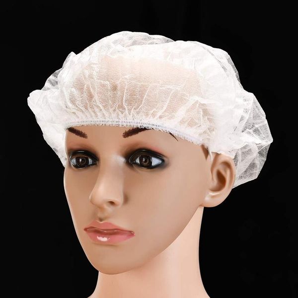 

shower caps nhbr non-woven cap disposable hair for the dust-workshop of kitchen restaurant factory